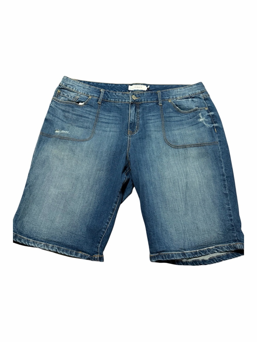 Torrid Plus Size 24 Women's Jorts Bermuda Shorts Classic Thick Durable Denim